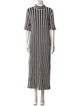 Jil Sander Striped Long Dress