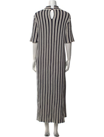 Jil Sander Striped Long Dress