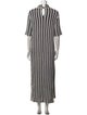 Jil Sander Striped Long Dress