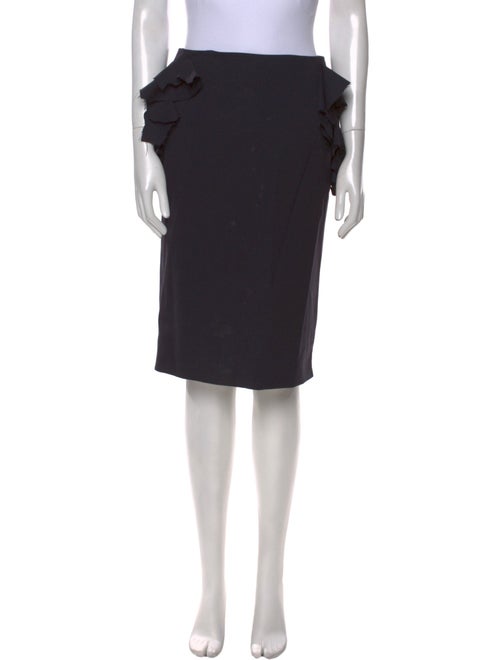 Jil Sander Virgin Wool Knee-Length Skirt