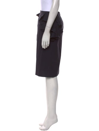 Jil Sander Virgin Wool Knee-Length Skirt