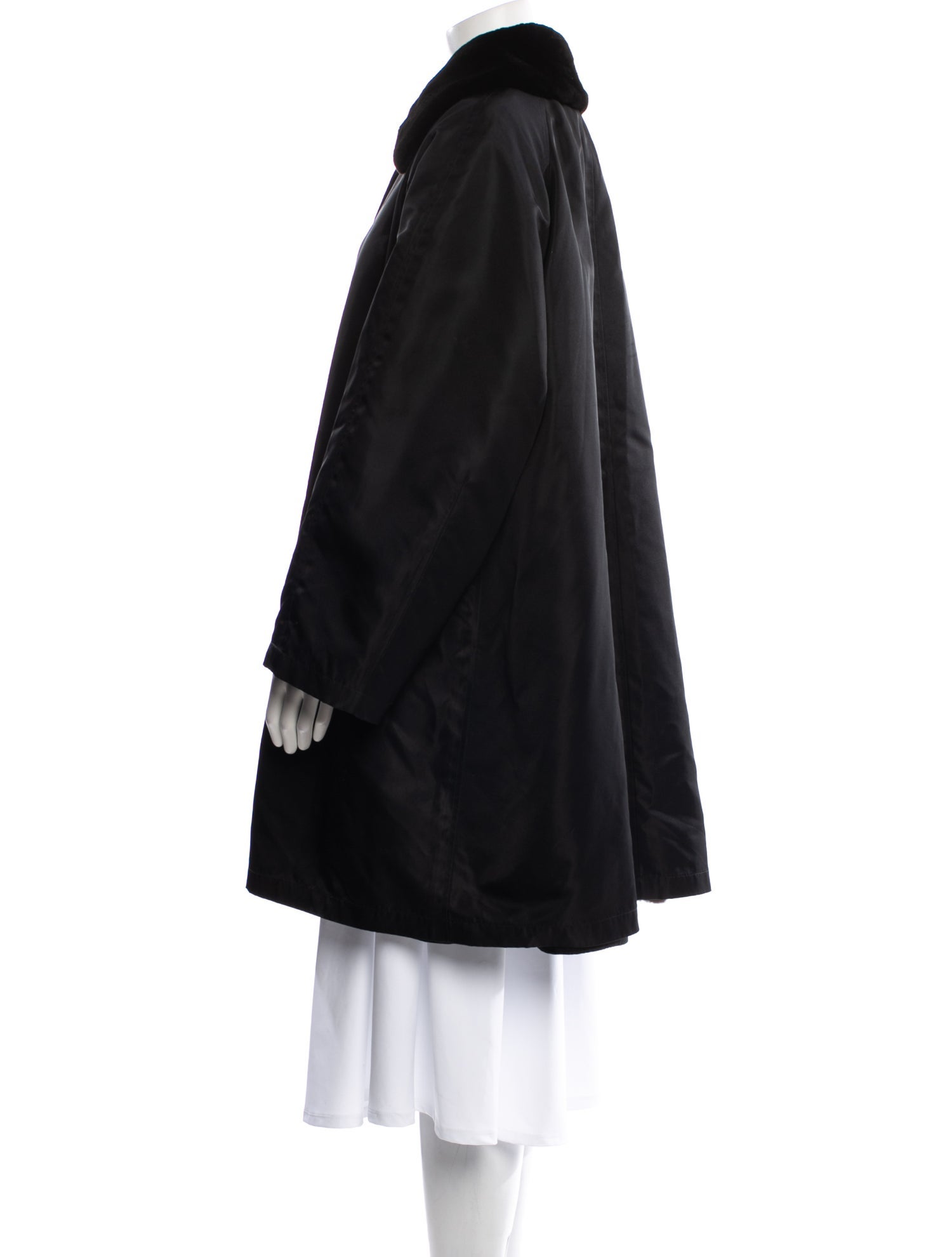 Jil Sander Faux Fur Coat