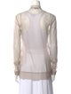 Jil Sander Mesh V-Neck Top