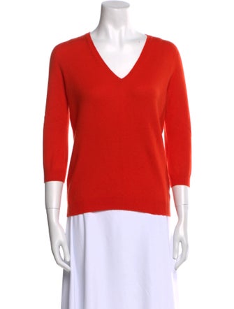 Jil Sander Cashmere V-Neck Sweater