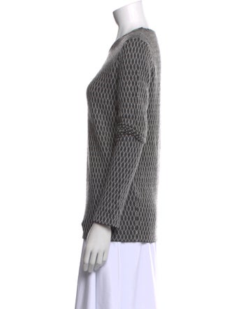 Jil Sander Printed Scoop Neck Sweater