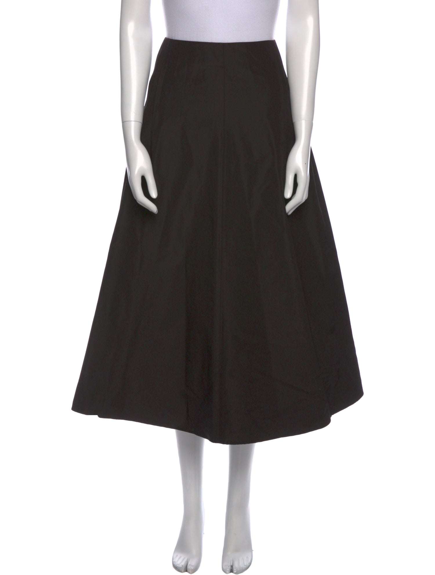 Jil Sander Silk Midi Length Skirt