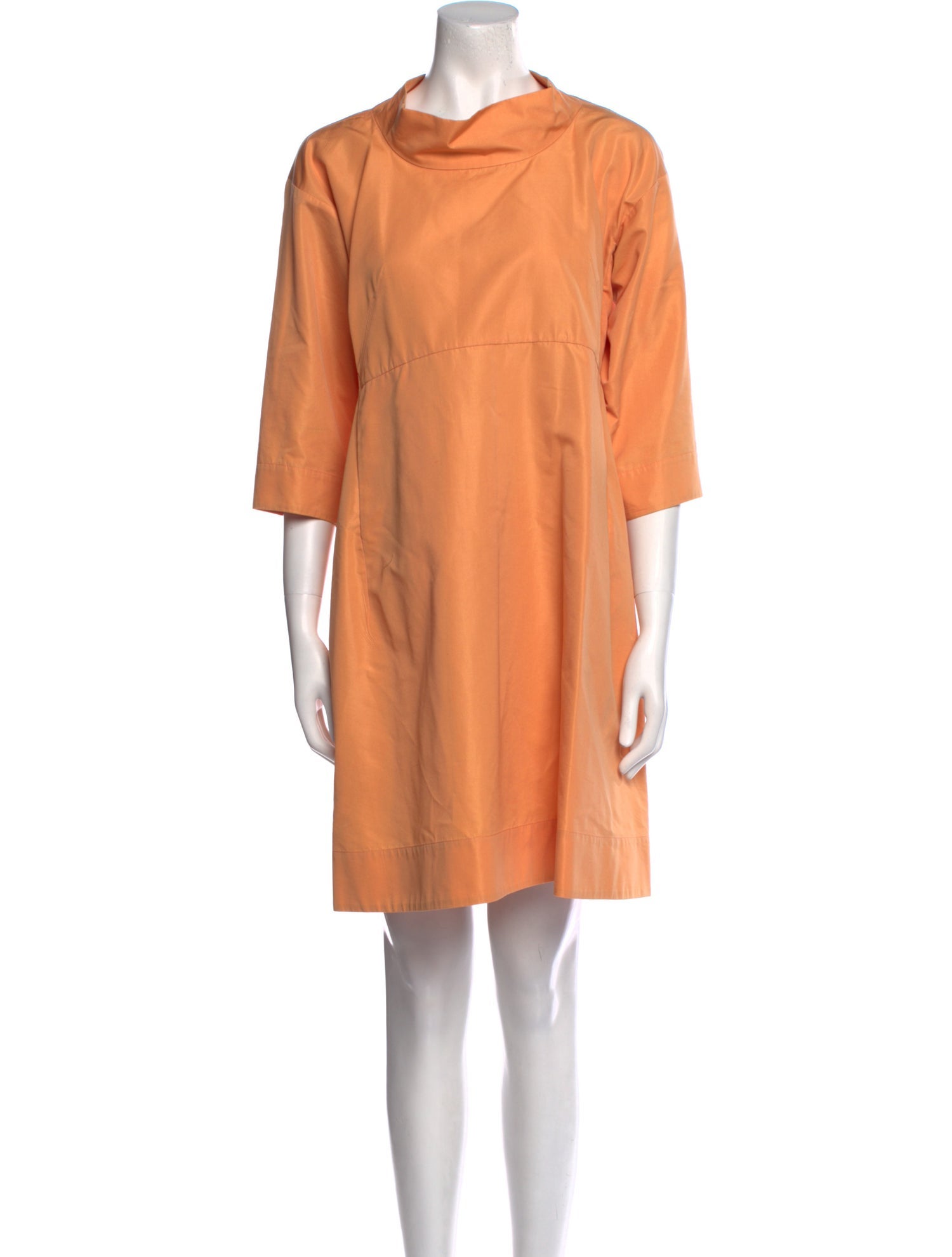 Jil Sander Cowl Neck Mini Dress