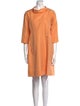 Jil Sander Cowl Neck Mini Dress