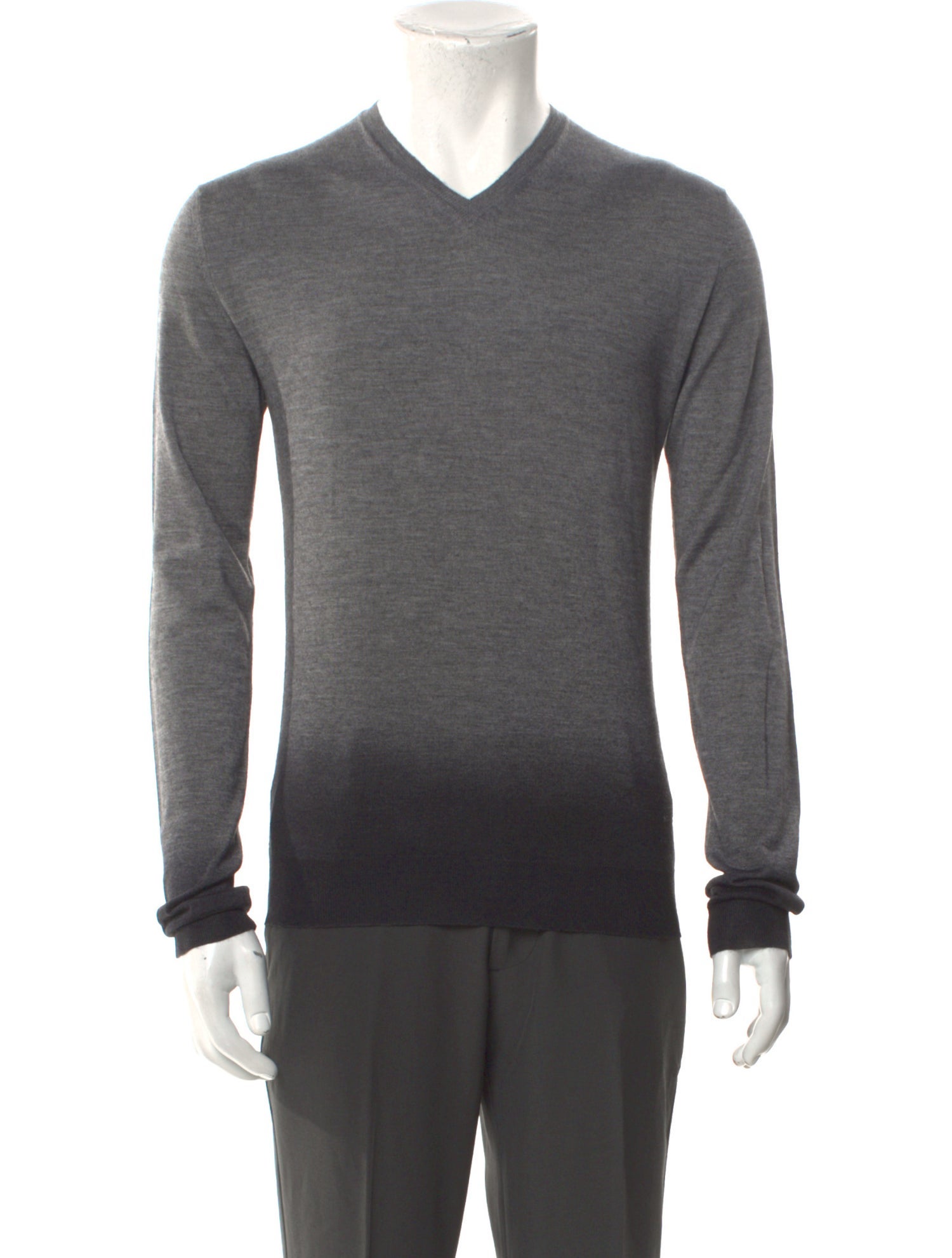 Jil Sander Silk V-Neck Pullover