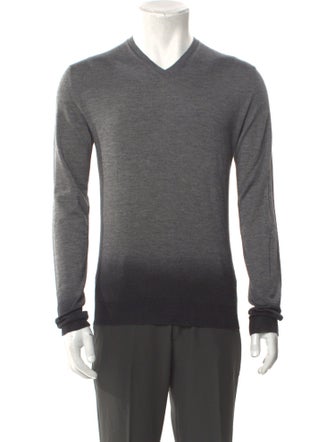Jil Sander Silk V-Neck Pullover