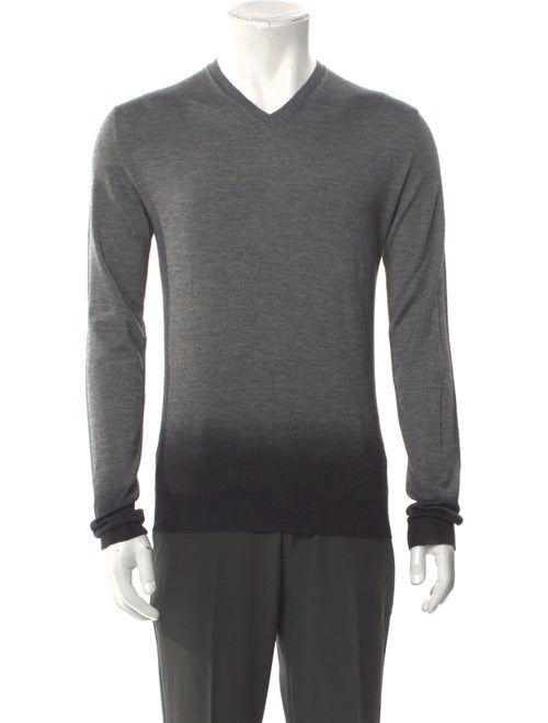 Jil Sander Silk V-Neck Pullover