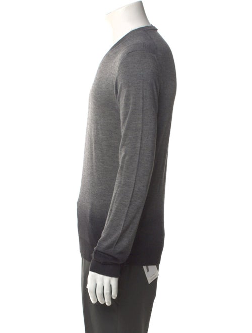 Jil Sander Silk V-Neck Pullover