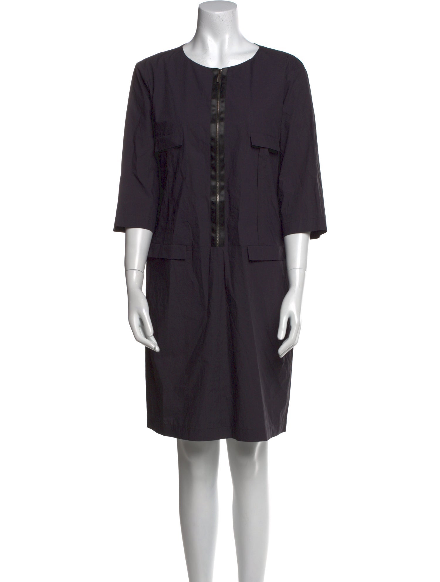 Jil Sander Scoop Neck Mini Dress