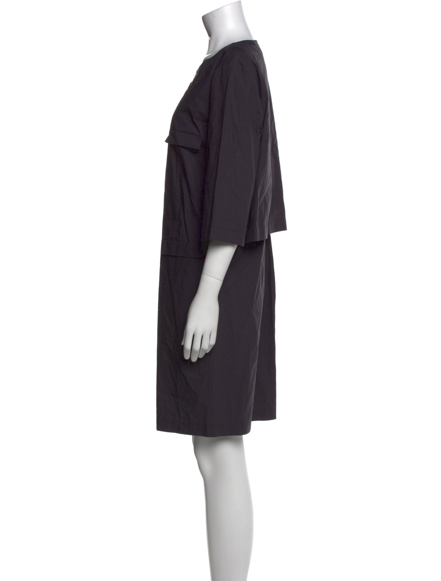 Jil Sander Scoop Neck Mini Dress