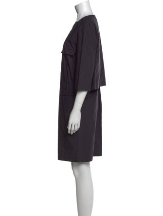 Jil Sander Scoop Neck Mini Dress