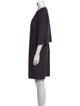 Jil Sander Scoop Neck Mini Dress