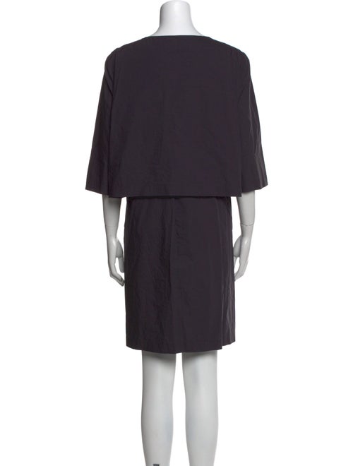 Jil Sander Scoop Neck Mini Dress