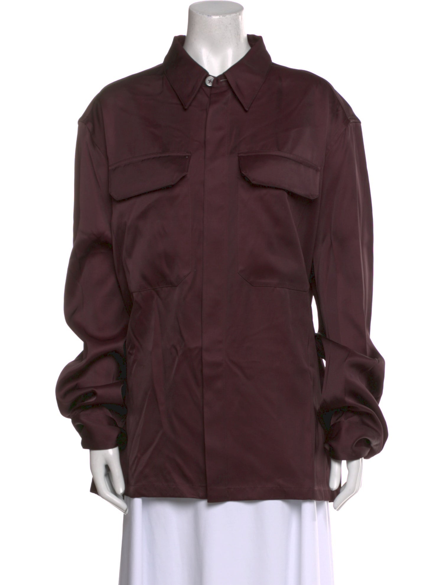 Jil Sander Long Sleeve Button-Up Top w/ Tags