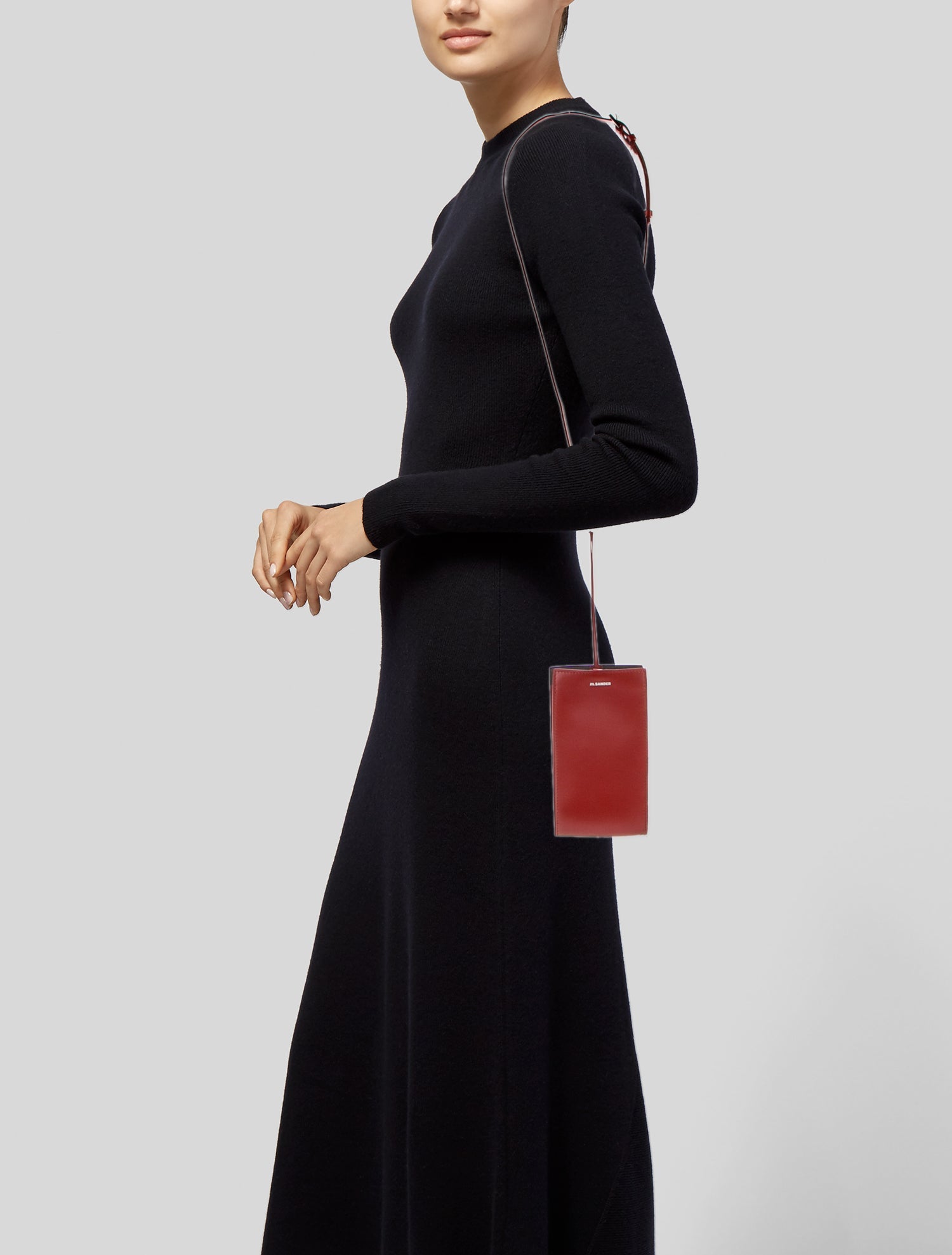 Jil Sander Leather Crossbody Bag