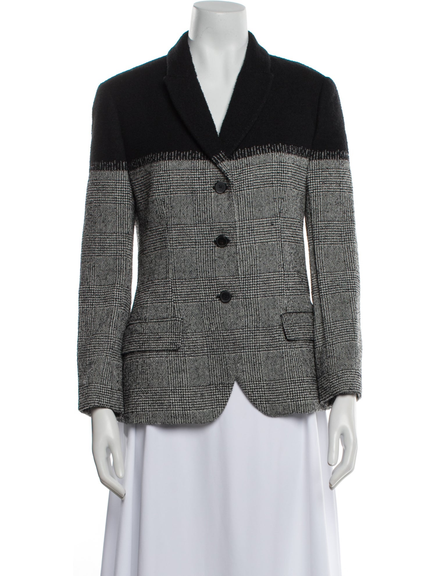 Jil Sander Virgin Wool Printed Blazer