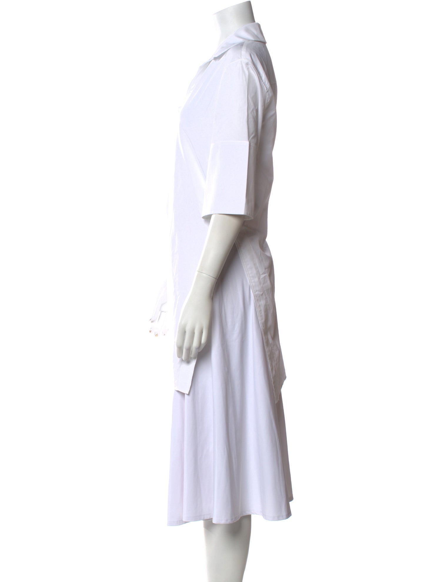 Jil Sander V-Neck Three-Quarter Sleeve Tunic