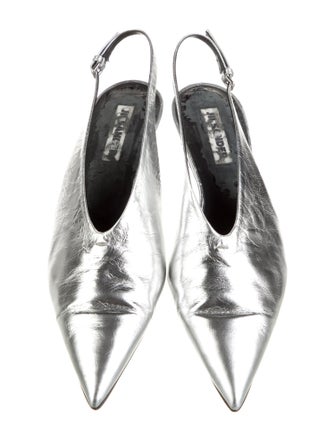 Jil Sander Leather Slingback Pumps