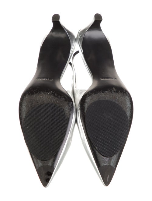 Jil Sander Leather Slingback Pumps