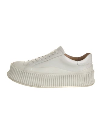 Jil Sander Leather Sneakers