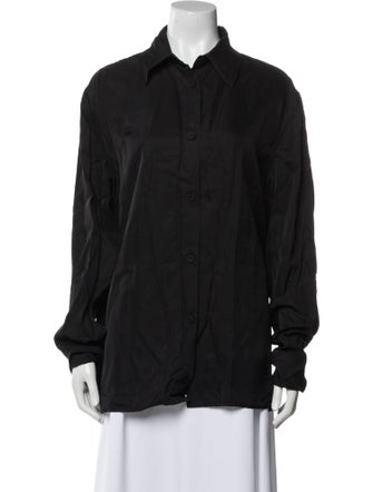 Jil Sander Long Sleeve Button-Up Top