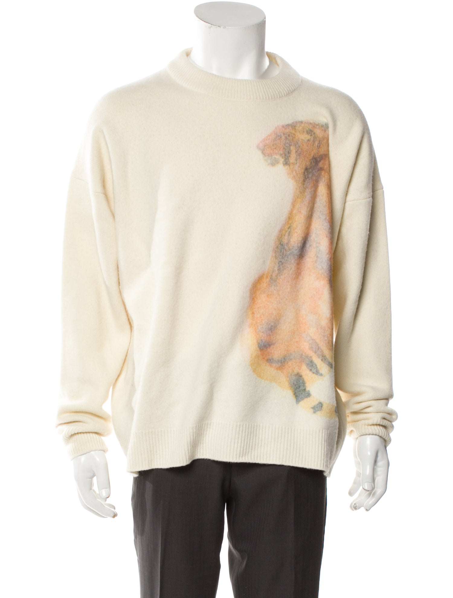 Jil Sander Wool Graphic Print Pullover w/ Tags