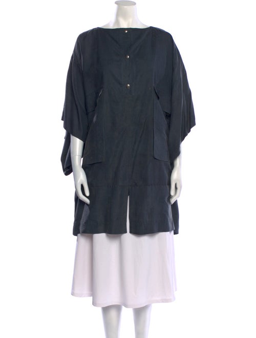 Jil Sander Silk Bateau Neckline Tunic