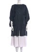 Jil Sander Silk Bateau Neckline Tunic