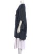 Jil Sander Silk Bateau Neckline Tunic