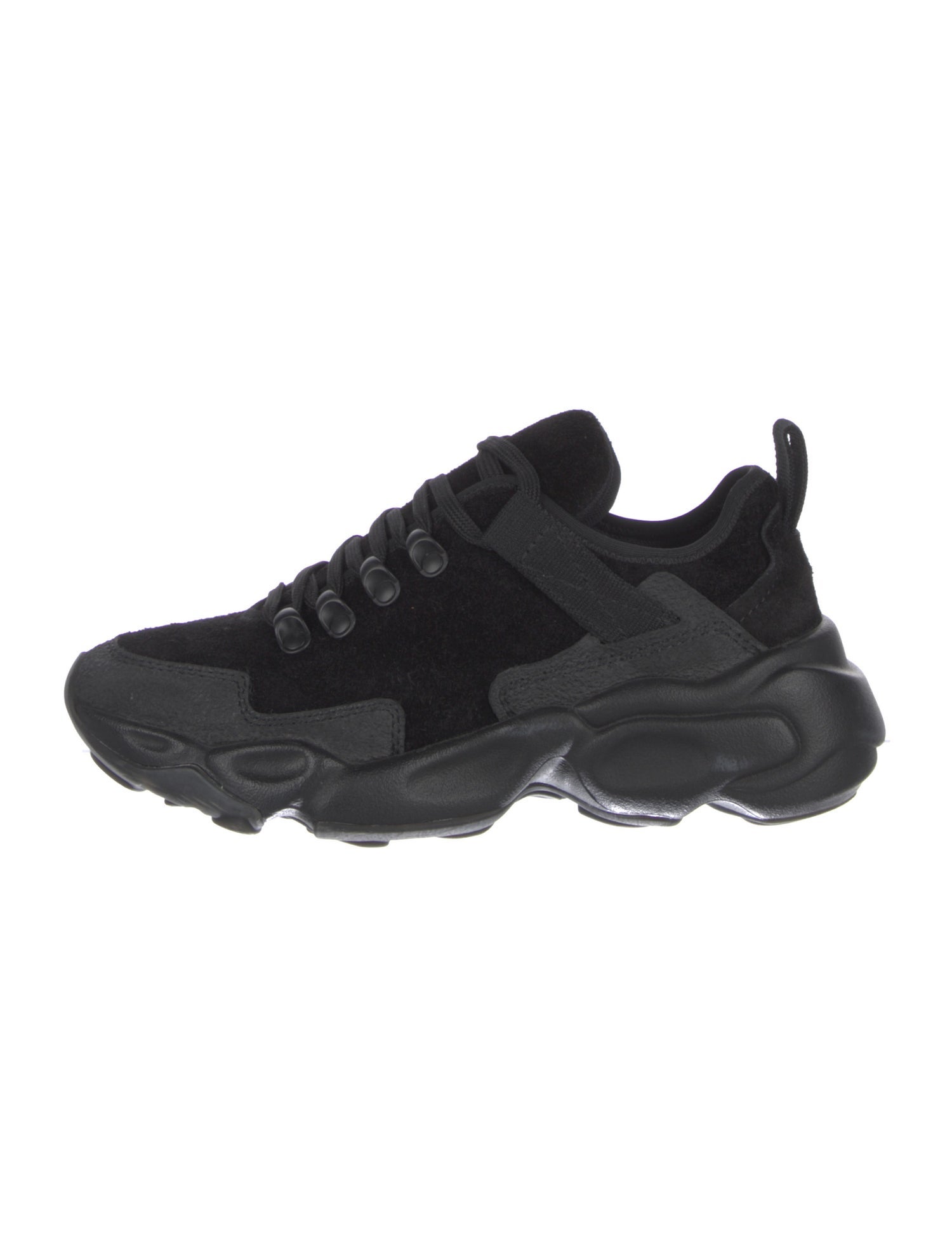 Jil Sander Suede Athletic Sneakers