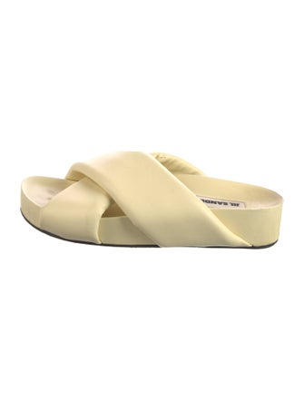 Jil Sander Leather Slides