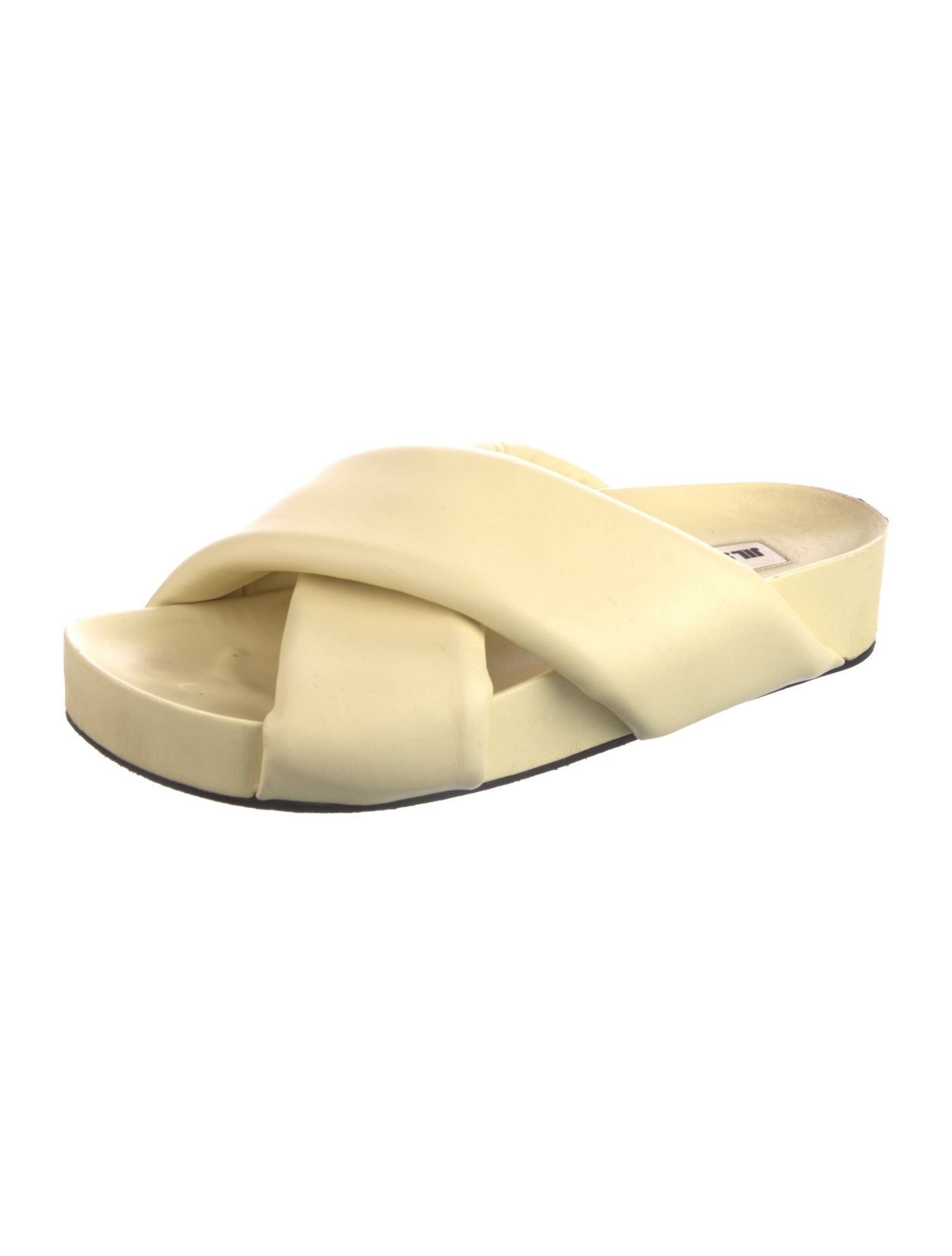 Jil Sander Leather Slides