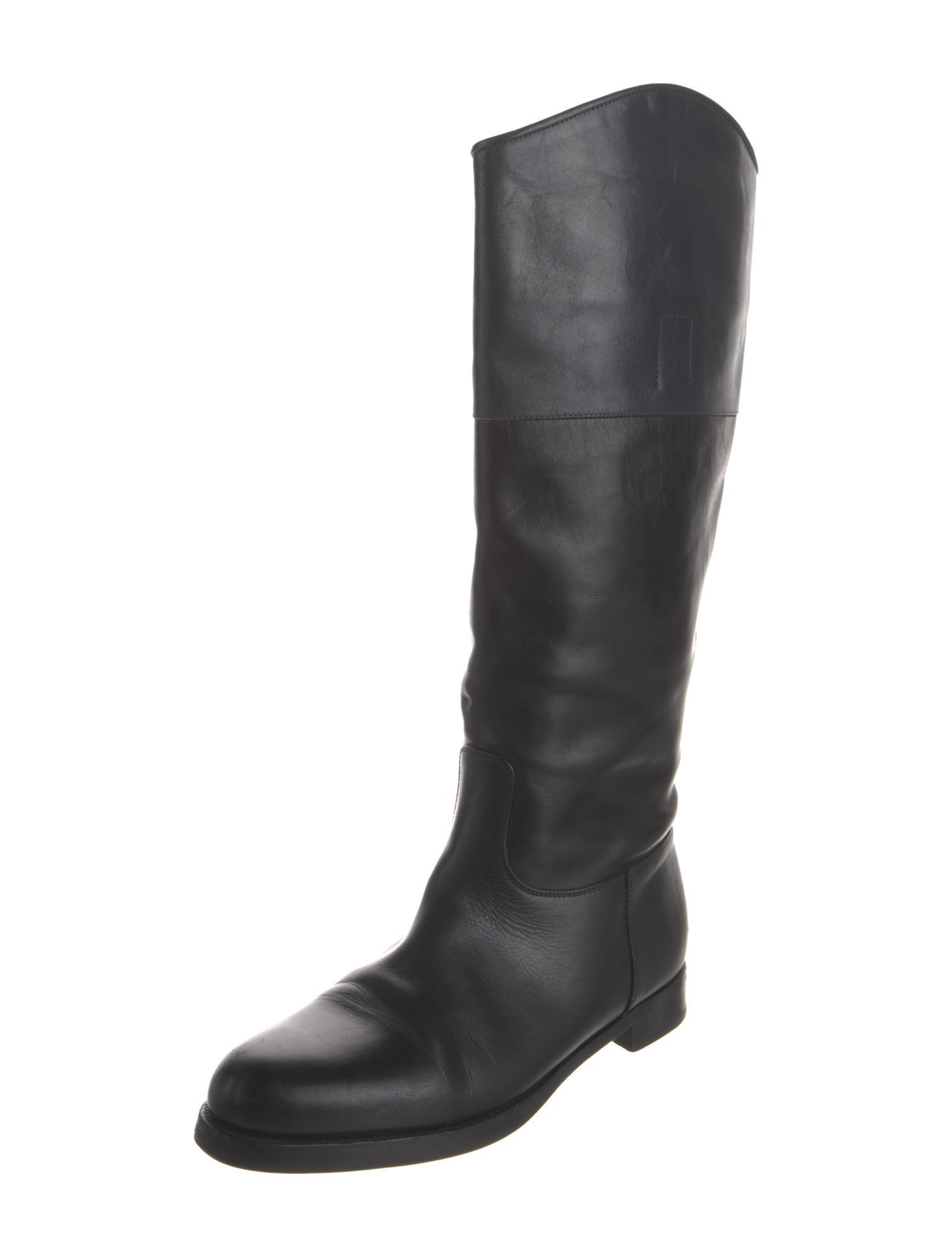 Jil Sander Leather Riding Boots