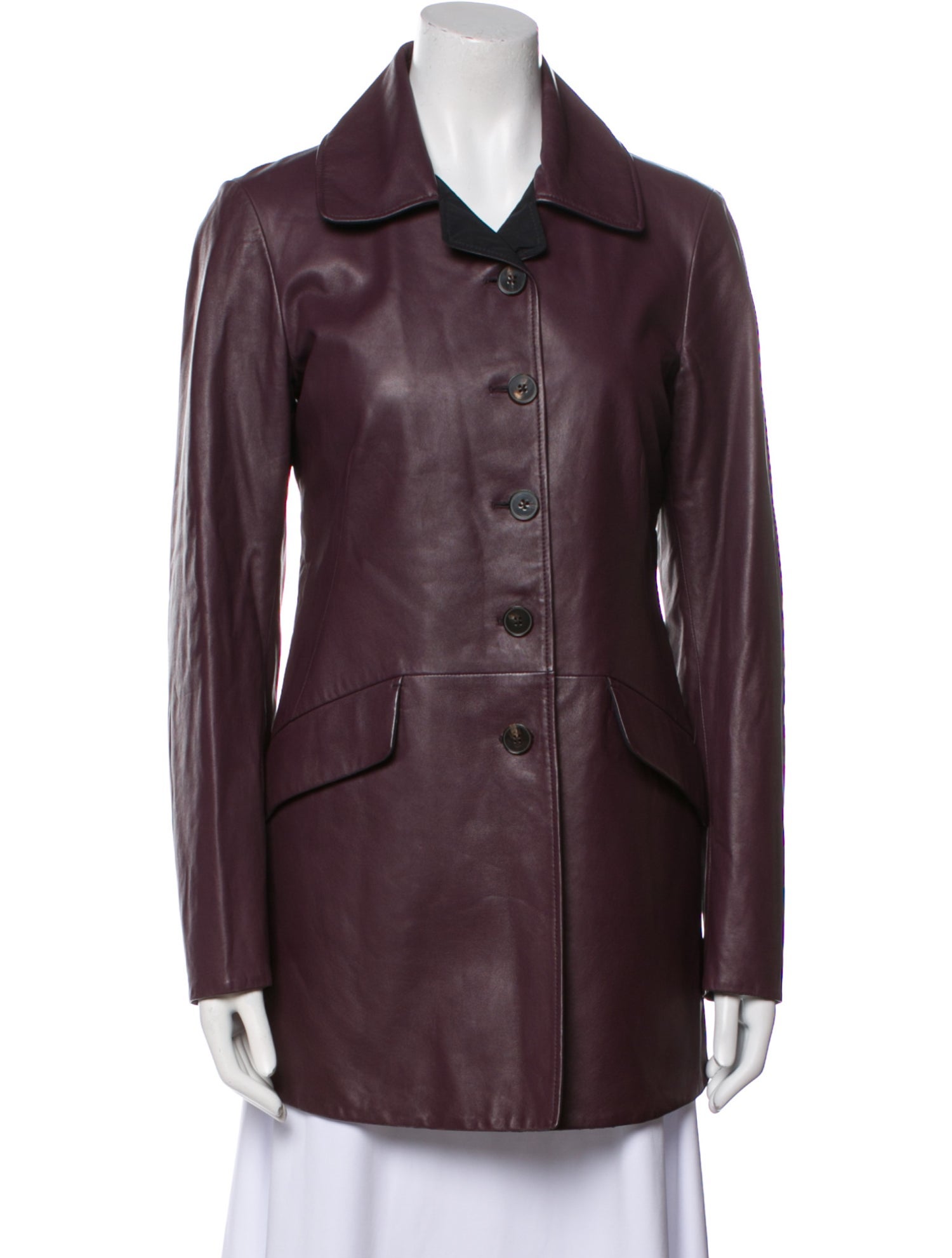 Jil Sander Leather Coat