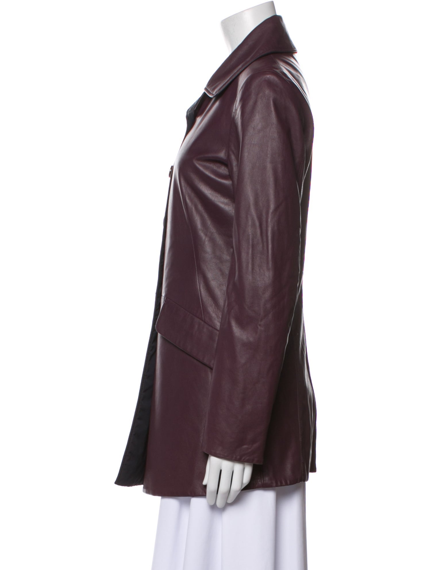 Jil Sander Leather Coat