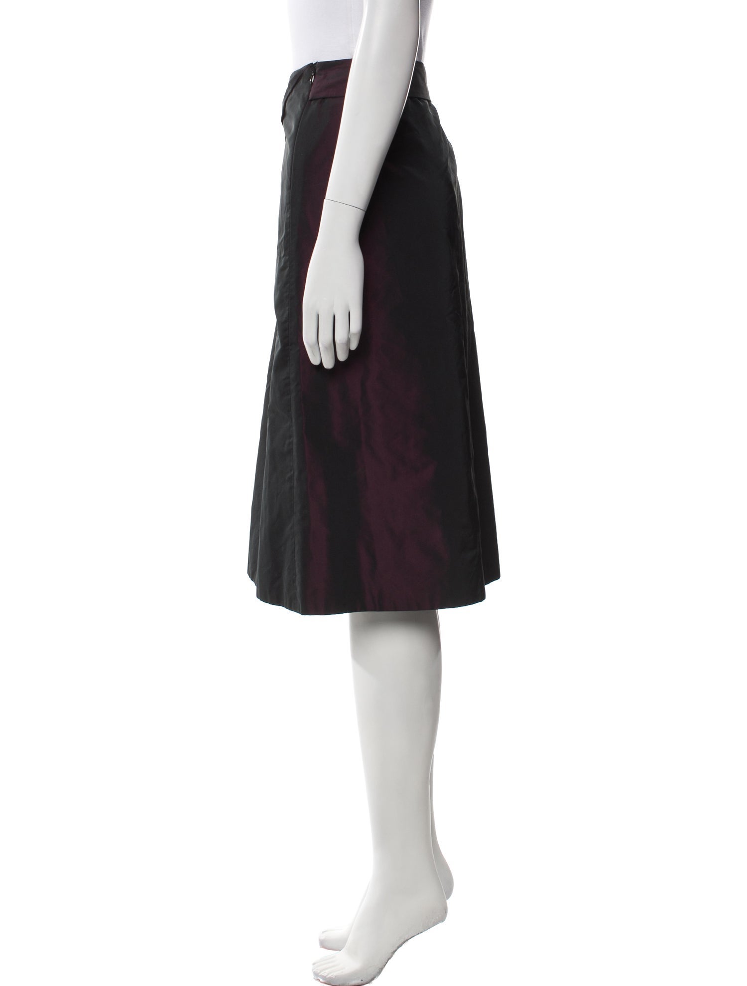 Jil Sander Pleated Accents Knee-Length Skirt