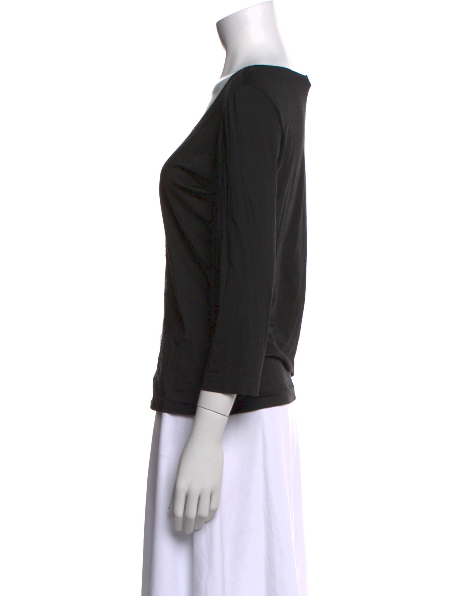 Jil Sander Silk Scoop Neck Top