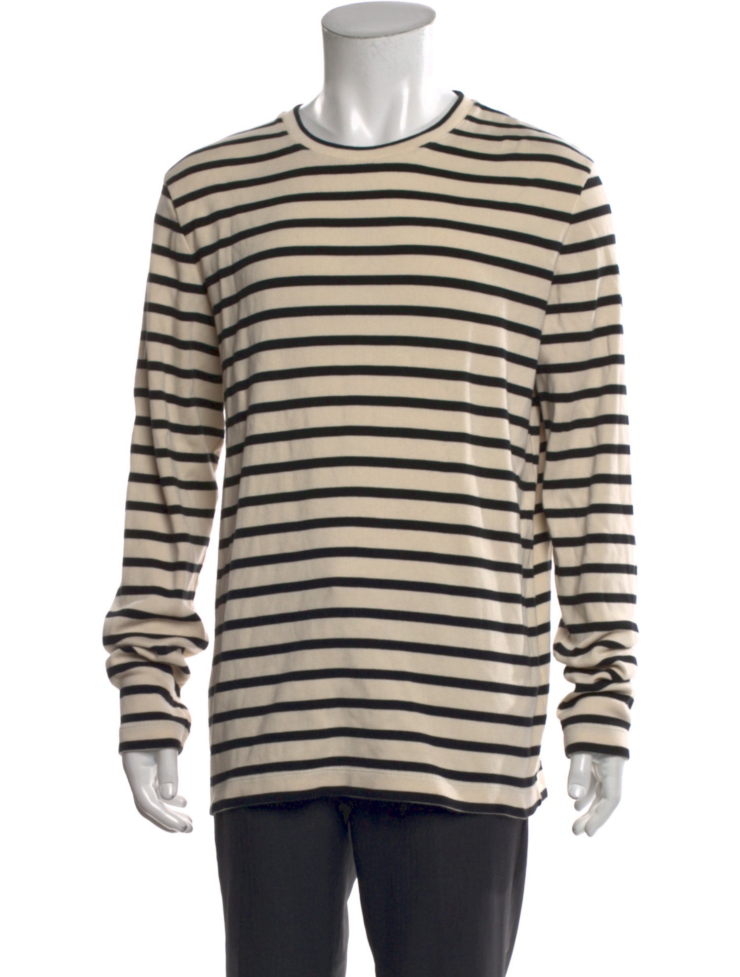 Jil Sander Striped Crew Neck T-Shirt