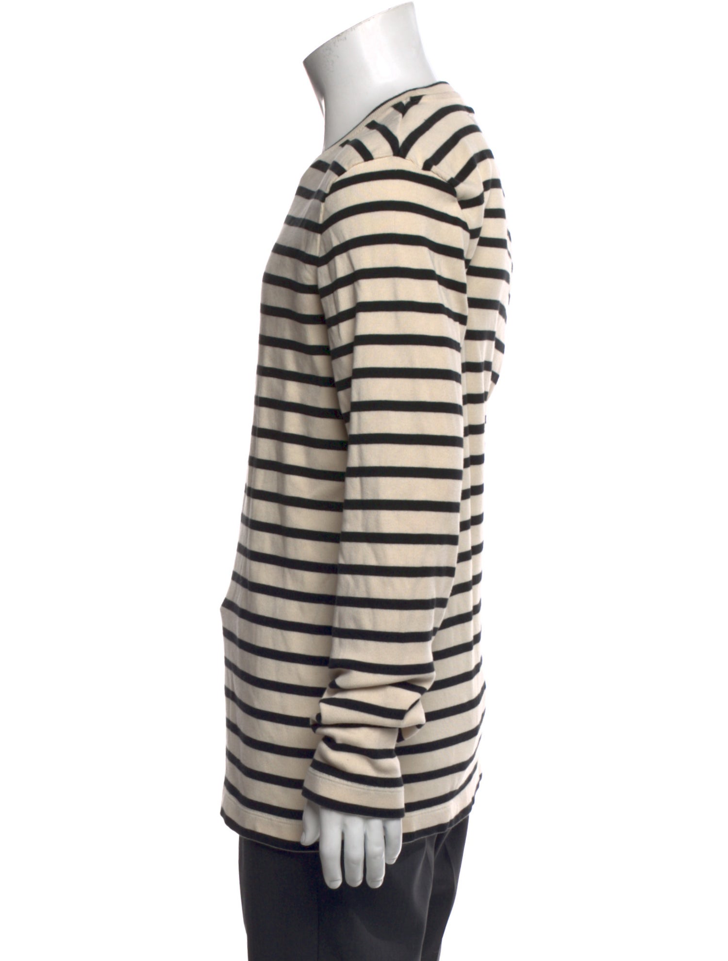 Jil Sander Striped Crew Neck T-Shirt