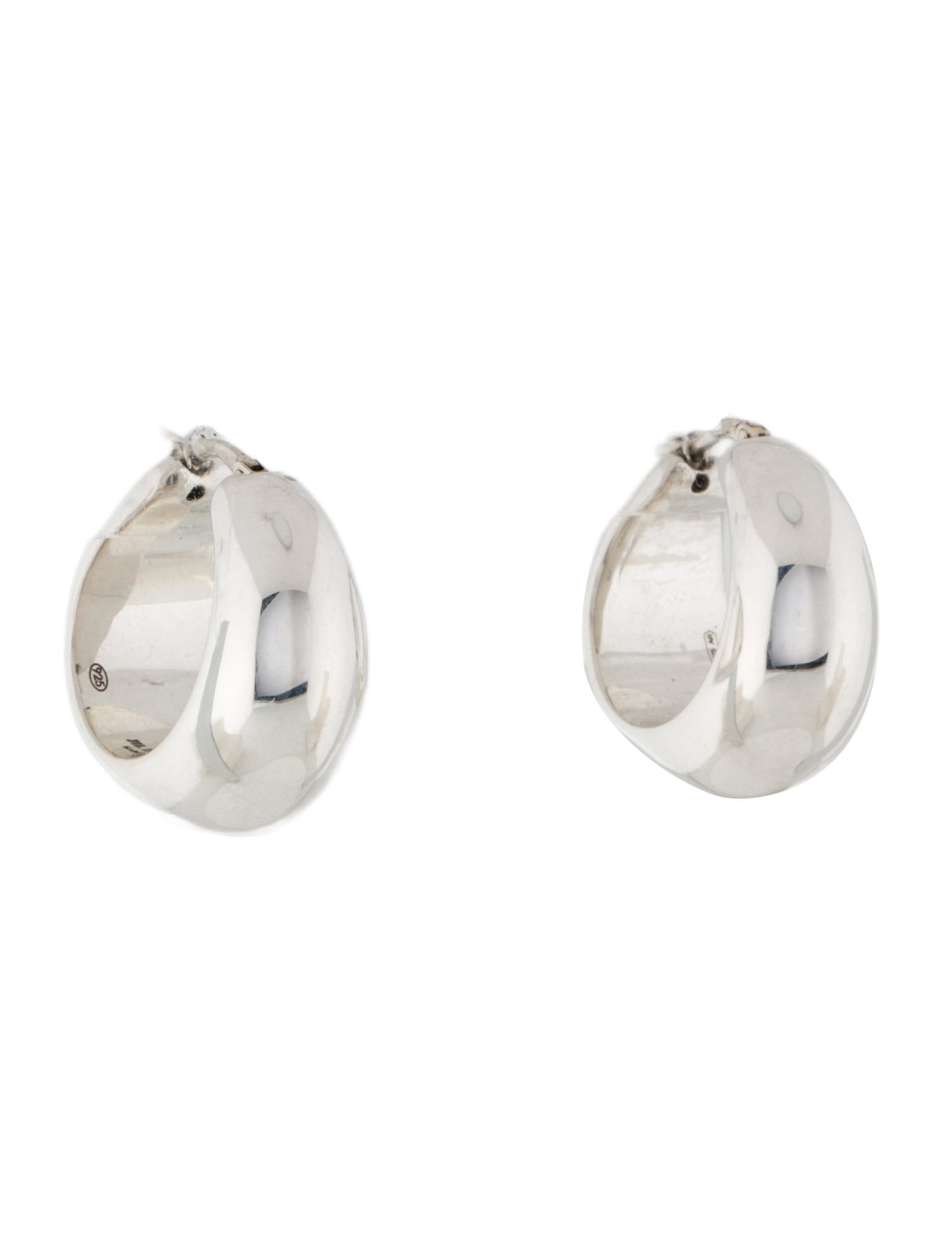 Jil Sander Wide Hoop Earrings