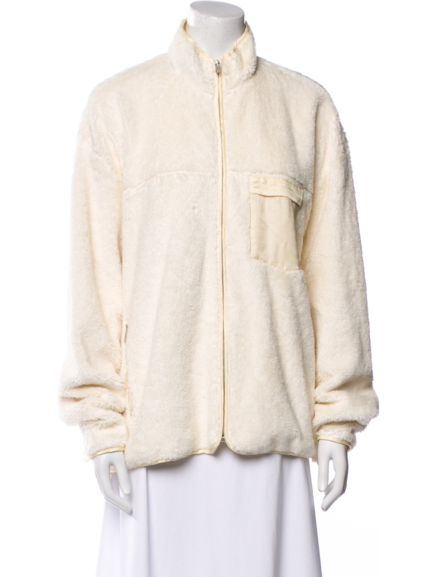 Jil Sander Faux Fur Jacket