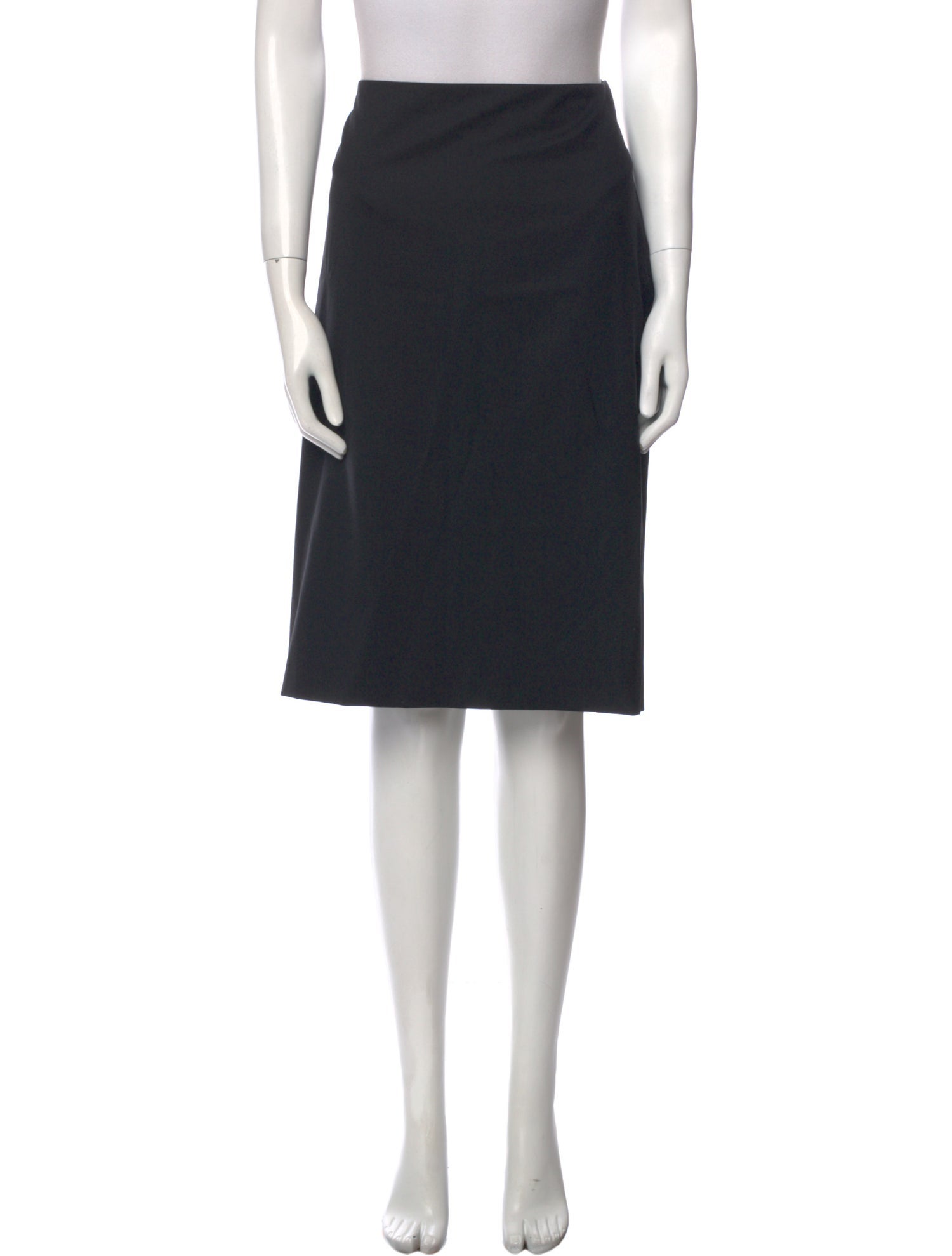 Jil Sander Virgin Wool Knee-Length Skirt