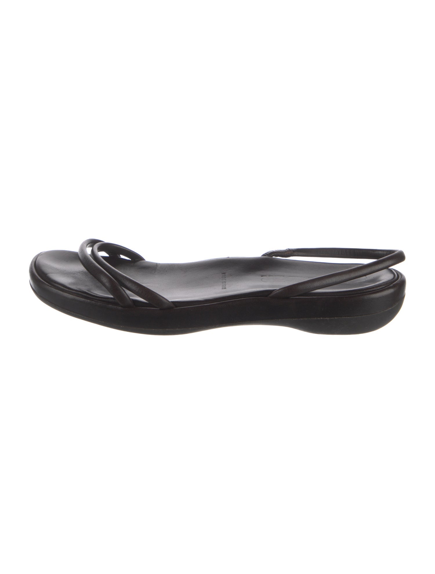 Jil Sander Leather Slingback Sandals