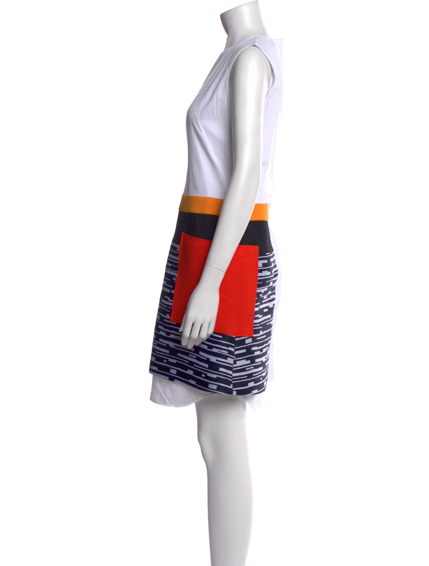 Jil Sander Striped Knee-Length Dress