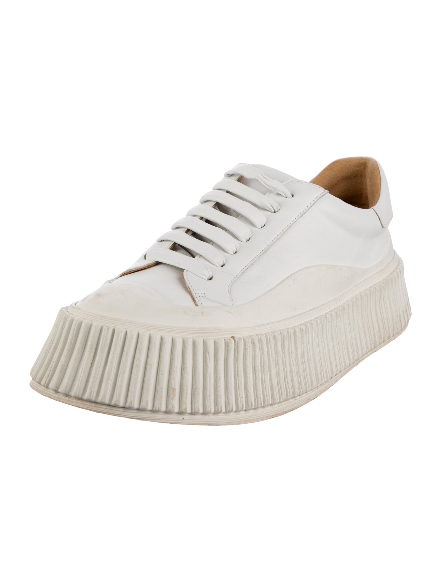 Jil Sander Leather Sneakers