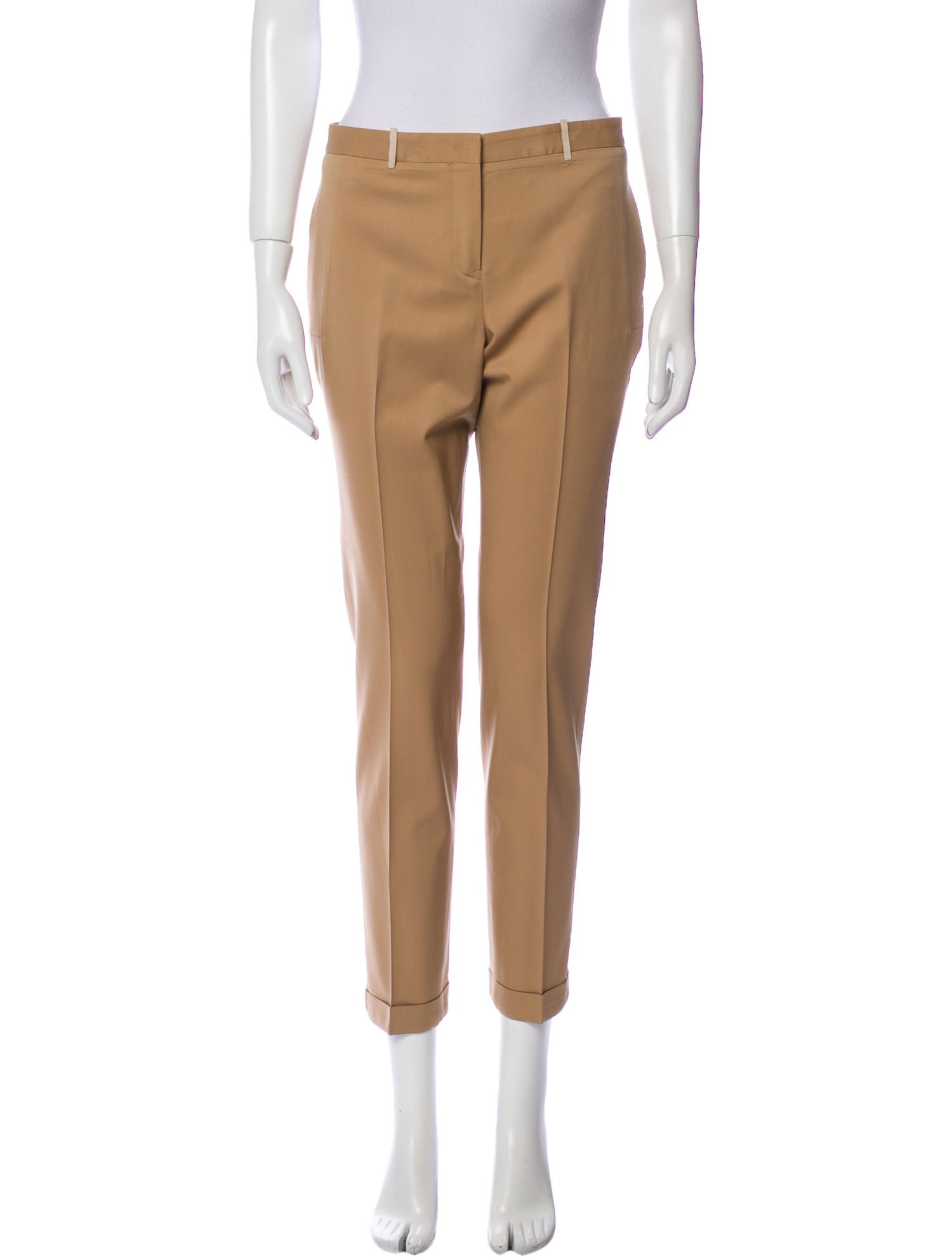 Jil Sander Virgin Wool Straight Leg Pants